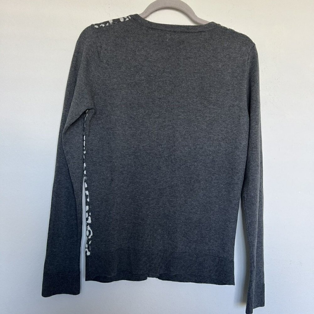 Office buttons Cardigan Sweater dark gray MEDIUM - Picture 11 of 15